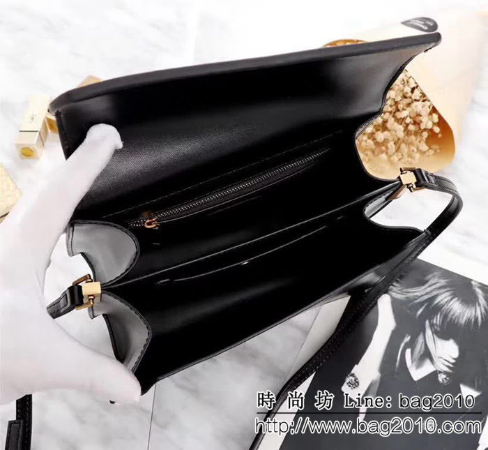 YSL聖羅蘭 新款ZOE 小牛皮單肩斜挎包 可正反兩面背 532561 YAS1224